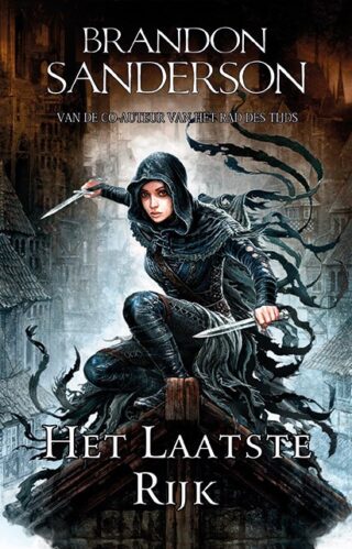 Nederlandse boekomslag van Het laatste rijk door Brandon Sanderson