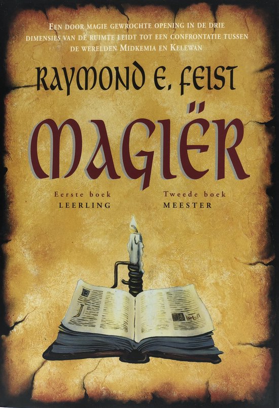 Nederlandse boekomslag van Magiër door Raymond E. Feist